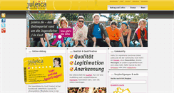Desktop Screenshot of juleica.de